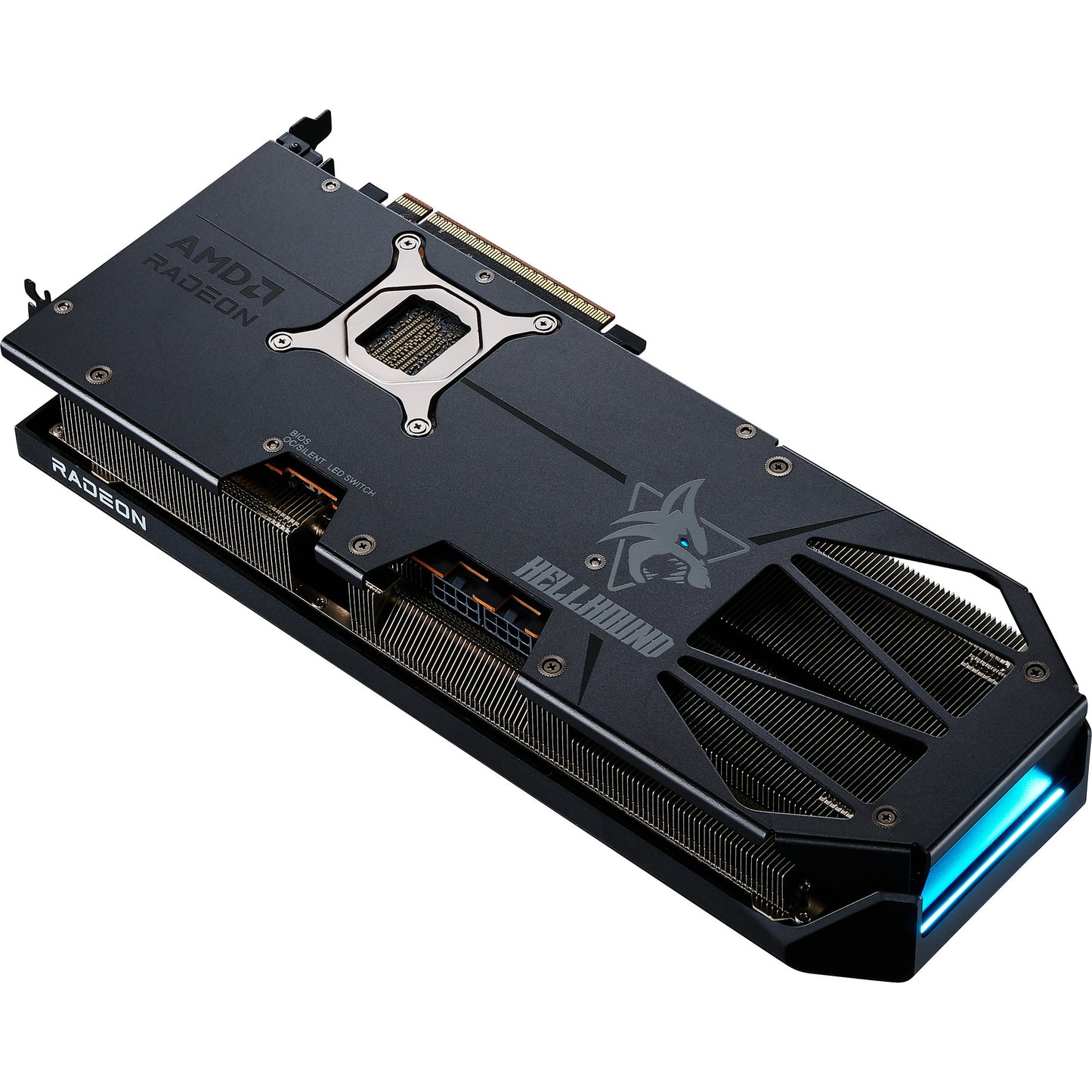 Scheda grafica Powercolor Radeon RX 9070 Gre Hellhound 12GB GDDR6 (nera, RDNA4, 3x Display Port, 1x HDMI 2.1)