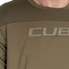 Cube round neck pro tm - maillot mtb manga larga