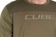 Cube round neck pro tm - mtb long sleeve jersey - afbeelding 2