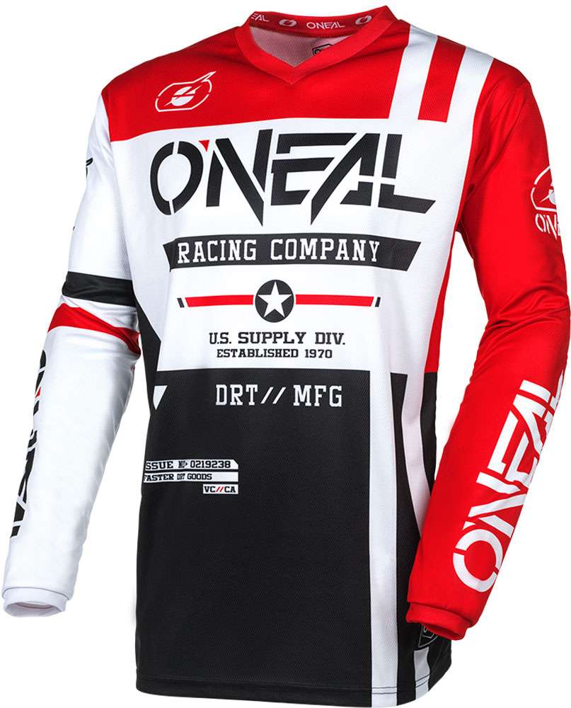O'neal element warhawk - maillot mtb manga larga