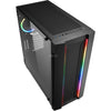 Sharkoon elite shark ca200m big tower behuizing (zwart | 4x usb-a | tempered glass)