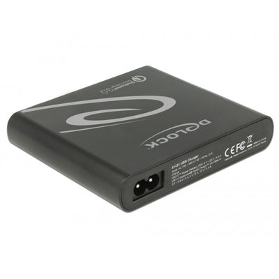Caricatore USB DELOCK 1x USB Type-C + 3x USB Type-A