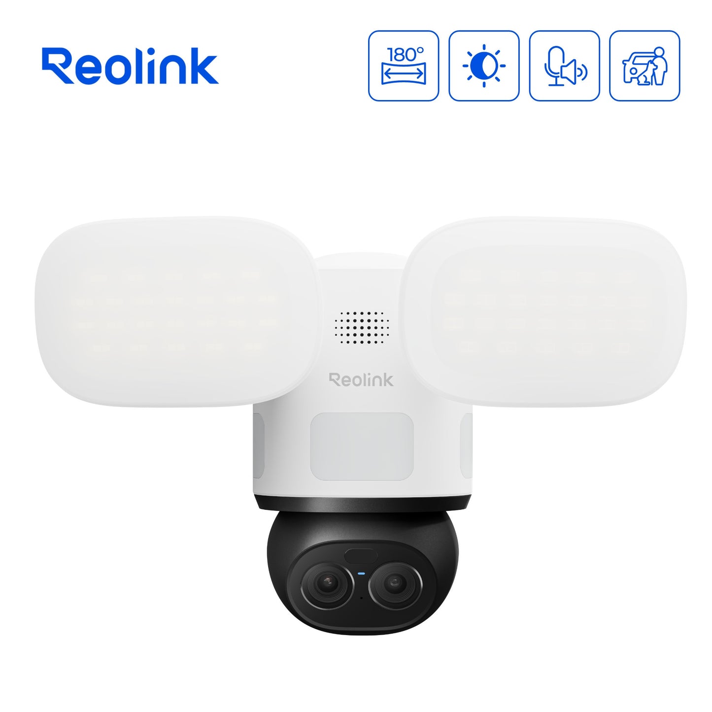 Reolink f850w trackflex floodlight wifi security camera (white, 4k, wifi)