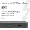 Club 3d csv-2512 kvm switch dual usb-c naar hdmi kvm-switch (zwart, 4k 60hz)
