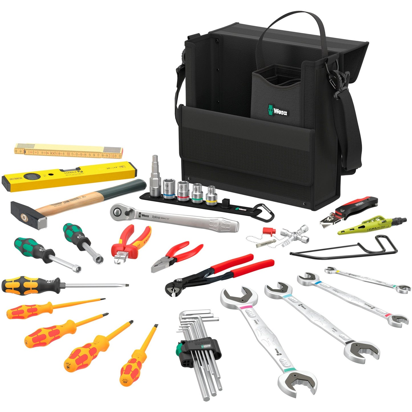 WERA 2GO SHK 1 Tool set para su uso en el Sanit