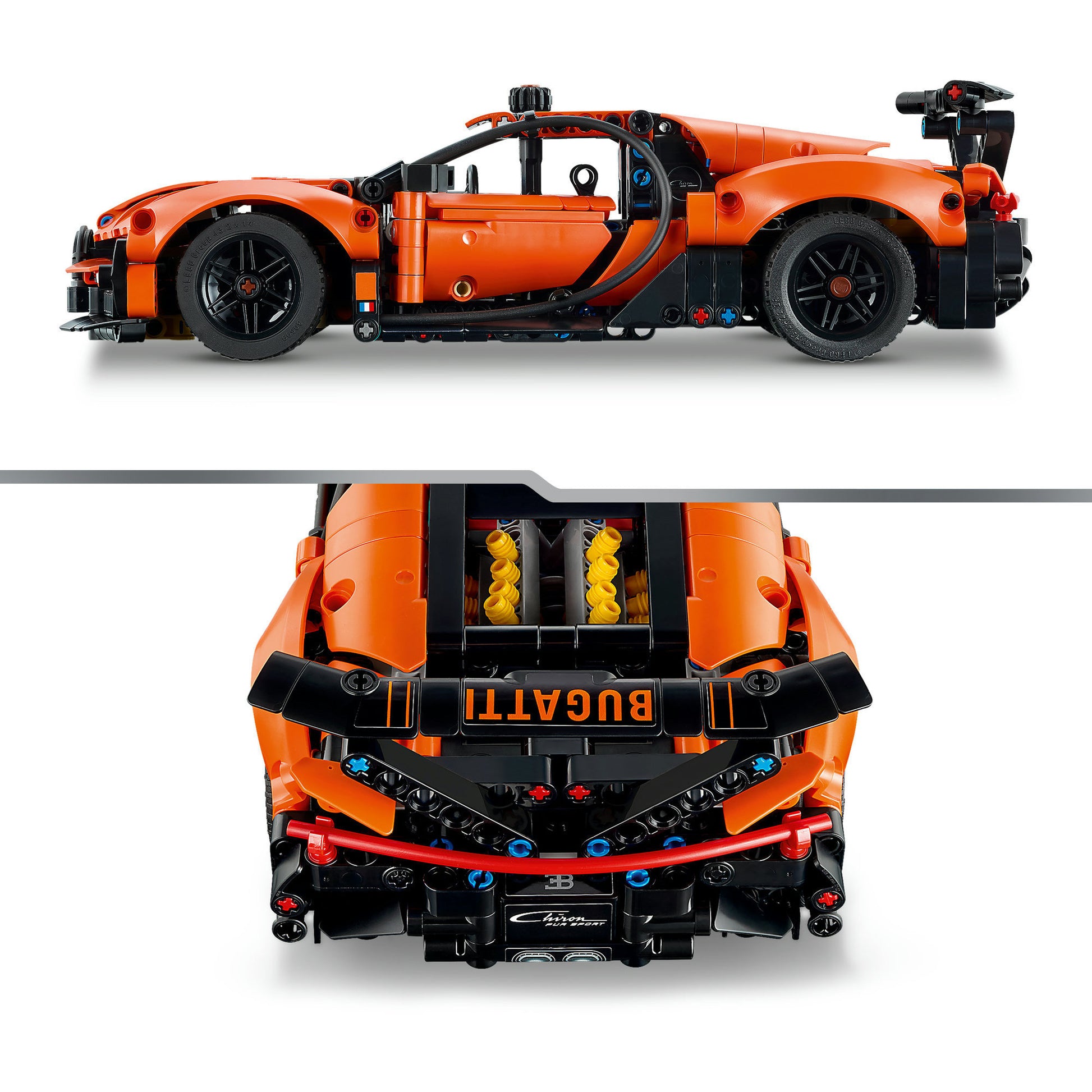 Lego technic 42222 bugatti chiron pur hiperdeportivo deportivo