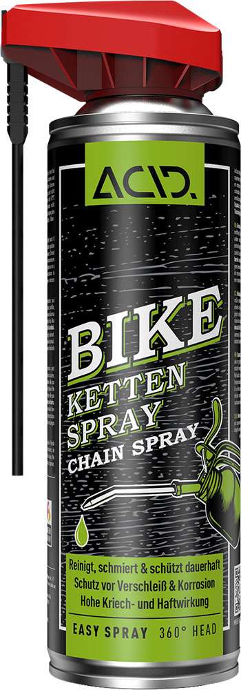 Spray acido per catene di bici