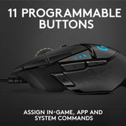 Logitech G502 Hero High Performance Gaming Mouse - afbeelding 5