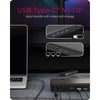 Icy box ib-dk7401-cu31 Docking station 17 in 1 (nero)