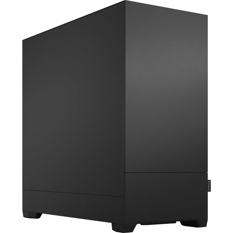 Design frattale pop silenzioso nero solido