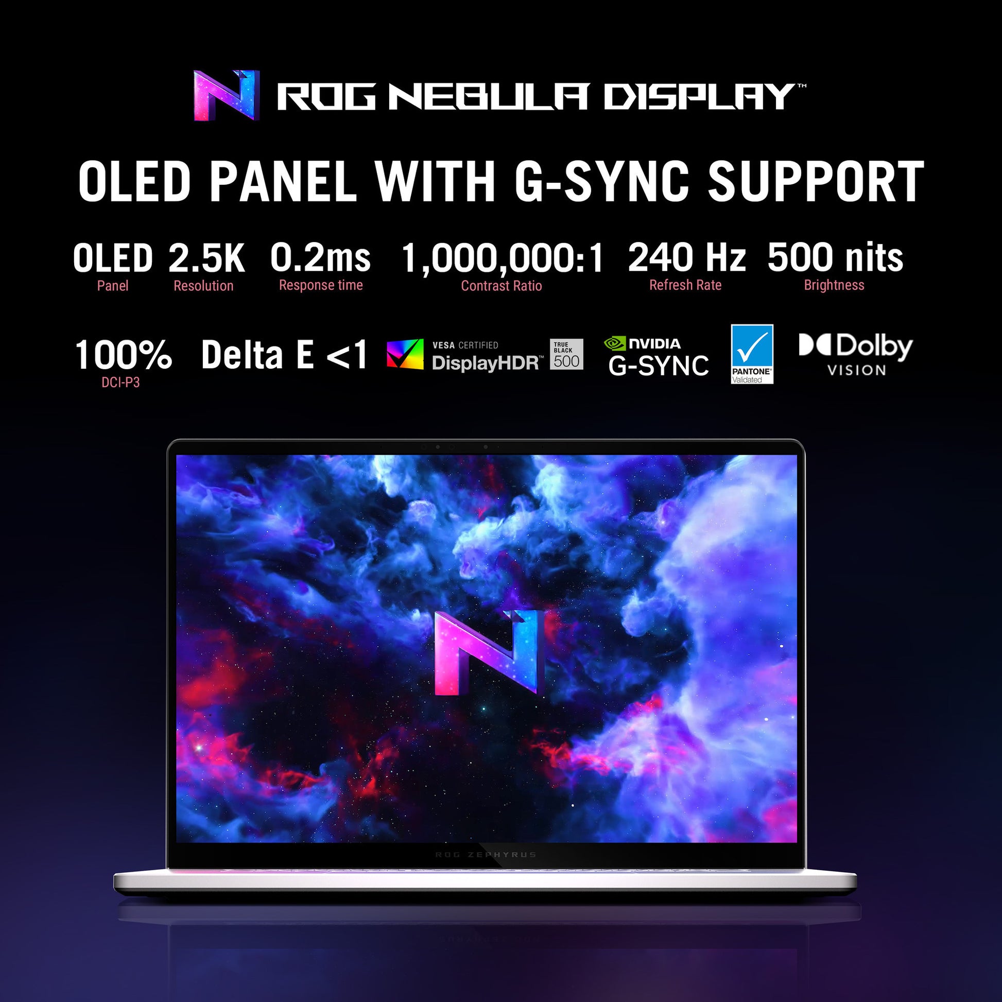 Asus rog zephyrus g16 gu605cp-qr022w 16 portátil para juegos (blanco | core ultra 9 285h | rtx 5070 | 32 GB | 1 TB SSD | OLED)