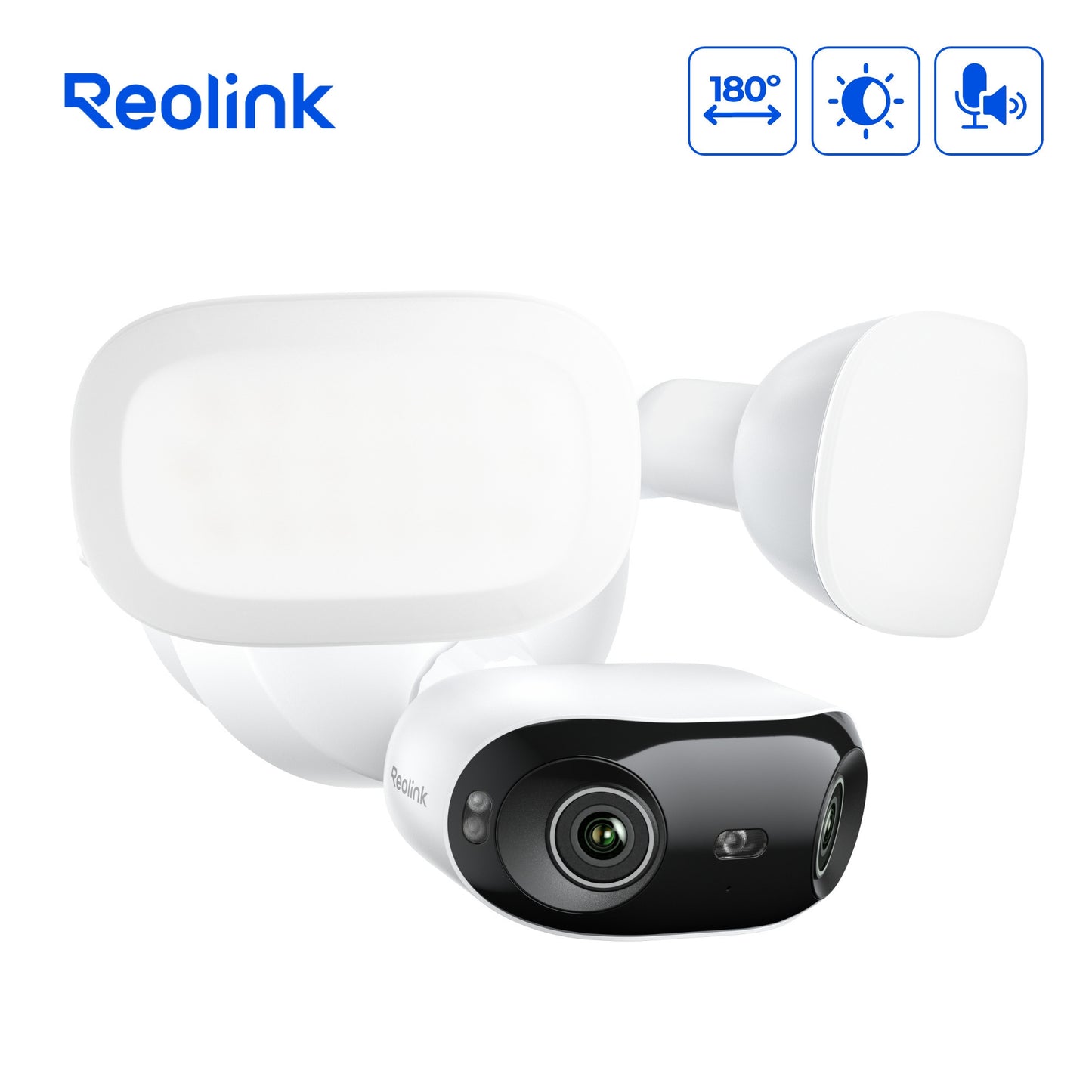 Reolink F751W Elite Floodlight WiFi Security Camera (White, UHD 4K, WiFi)