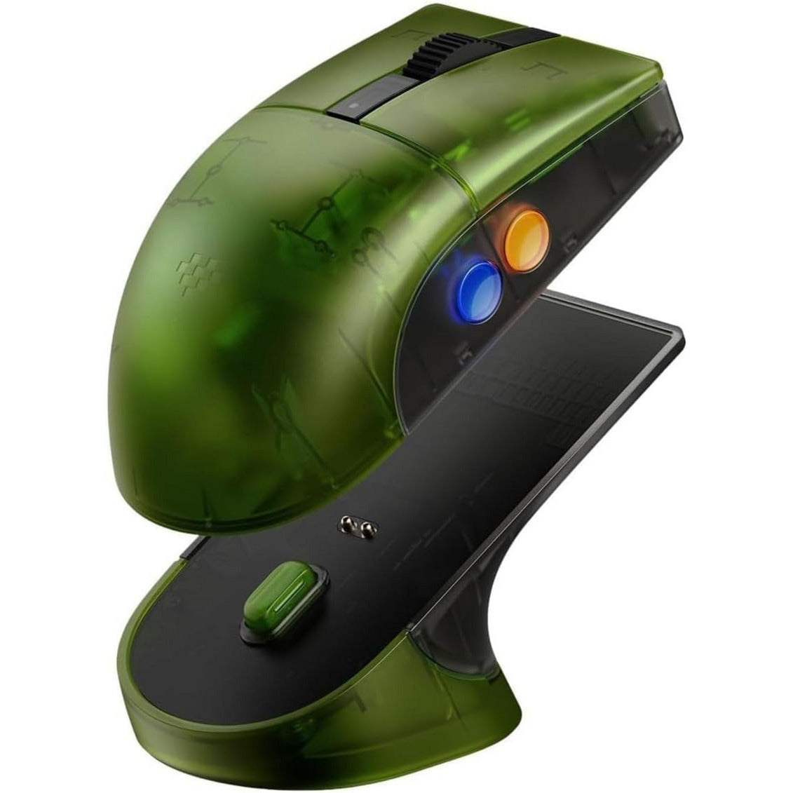 Mouse 8bitdo retro r8 - edizione xbox (verde, 50 - 26000 dpi, Bluetooth USB-C 2,4 GHz)