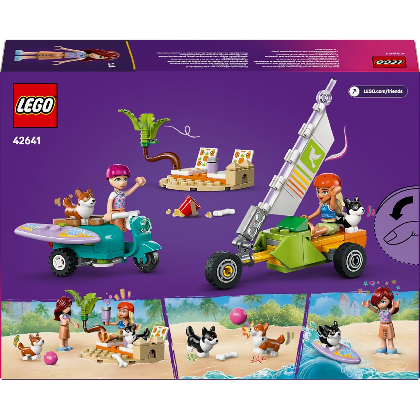 Lego Lego Friends 42641 Surfing Scooter Pleasure with the Dogs