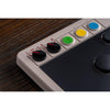 8bitdo arcade controller (grijs rood, 2.4 ghz bluetooth usb, nintendo switch, pc)