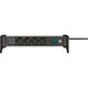 BRENNENSTUHL ALU-OFICE-LINE Socket con función de carga USB 4-