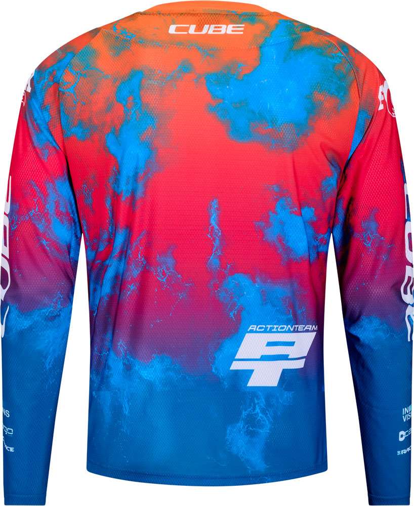 Cube x action team - maglia mtb a maniche lunghe