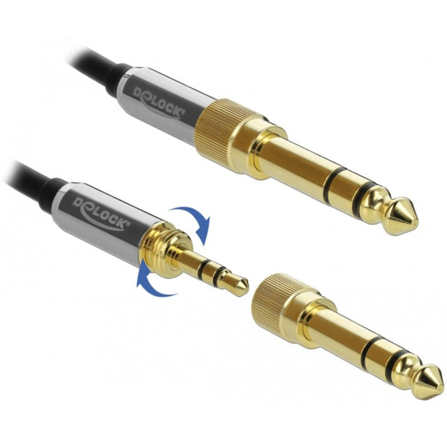 Cable de Delock Cable de 3.5 mm 3 Pin Plug> 3.5 mm 3 pin-St