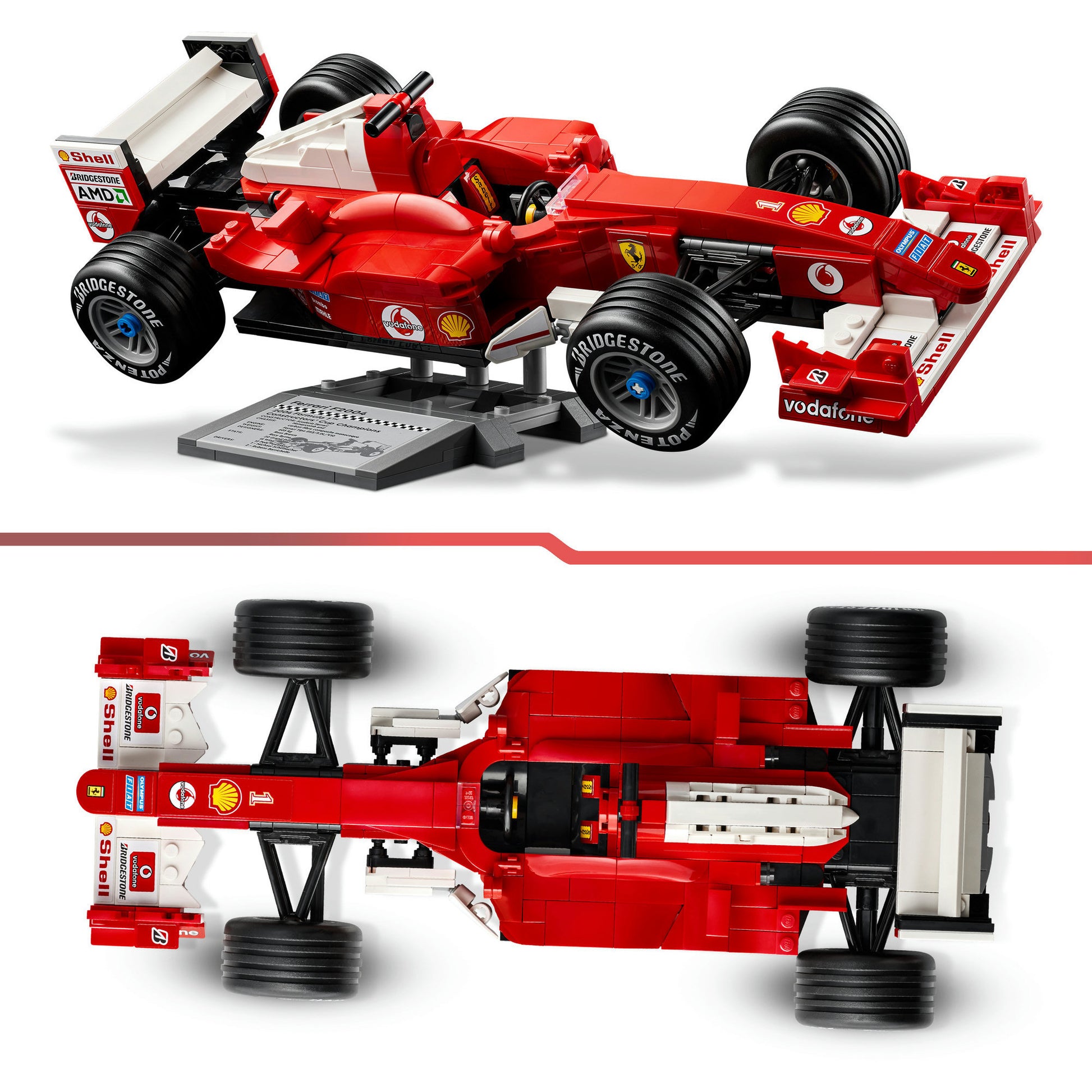 Lego icons - ferrari f2004 en michael schumacher constructiespeelgoed (11375, retail)