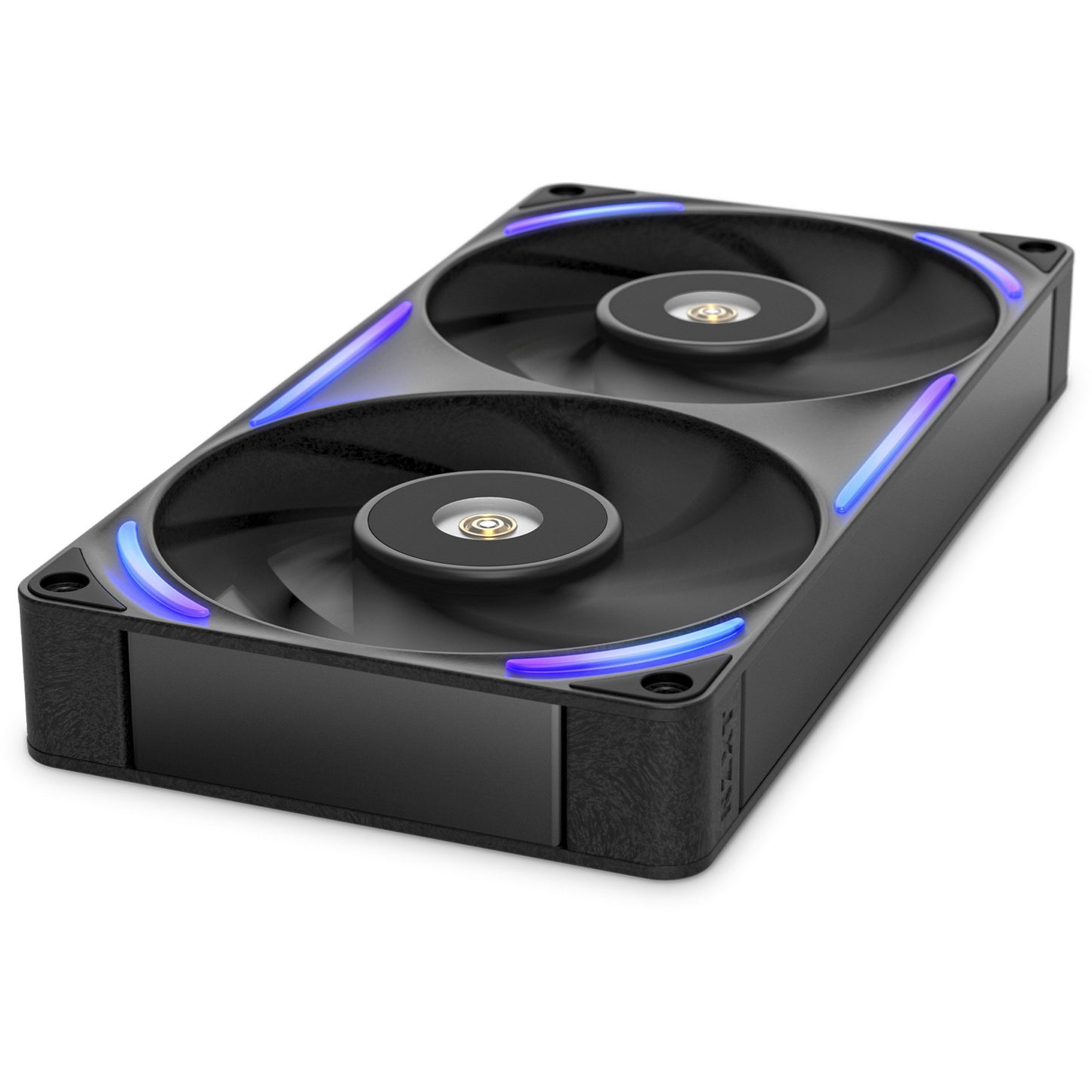 Ventiladores de caja nzxt f240x rgb (negro, 2 piezas, 240 x 120 x 30 mm, pwm)