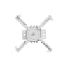Neomounts cl25-540wh1 soporte de techo para proyector (blanco)