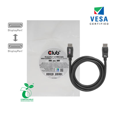 Club 3D DisplayPort 1.4 DisplayPort 1.4 Hombre-hombre-hombre