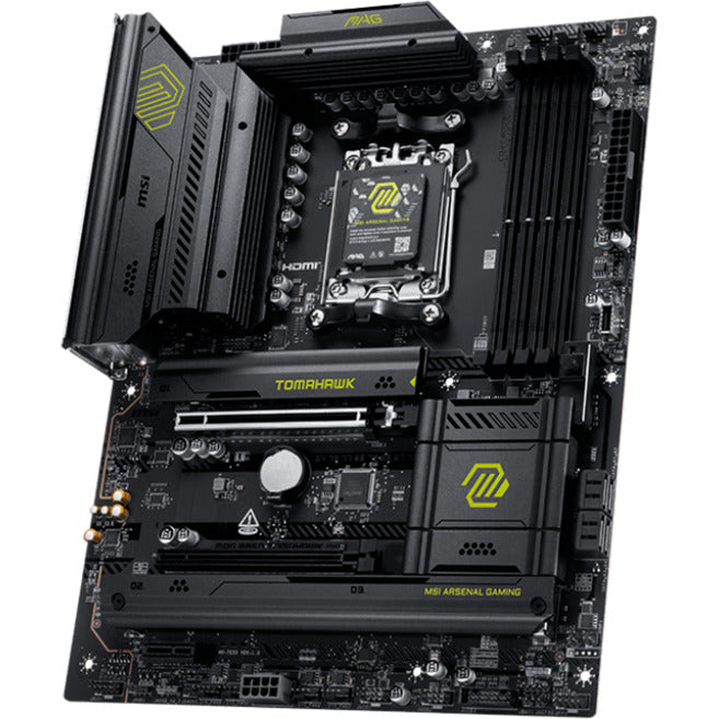 Placa base MSI Mag B850 Tomahawk WiFi Socket AM5 (RAID, 5GB-LAN, WiFi 7, BT, Sonido, ATX)