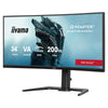 Monitor da gioco curvo ultrawide Iiyama G-Master Red Eagle GCB3484WQSU-B2 34 (nero, HDMI, DisplayPort, USB, audio, AMD Free-Sync, doppia modalità)