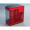 Hyte y60 midi tower behuizing (rood zwart | 3x usb-a | tempered glass)