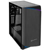 Silverstone seta a1 midi tower behuizing (zwart titanium | 2x usb-a | 1x usb-c | rgb | tempered glass)