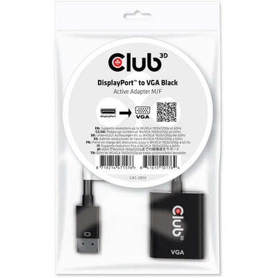 Club 3D DisplayPort 1.1 a VGA Active Adaptador