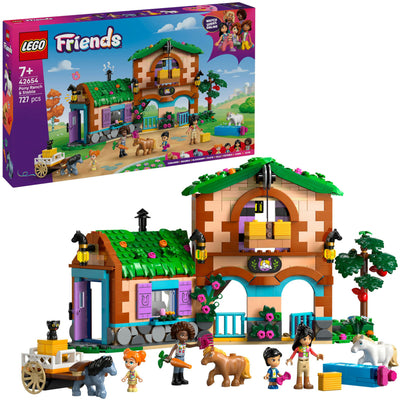 Lego friends - ponyboerderij en stal constructiespeelgoed (42654)