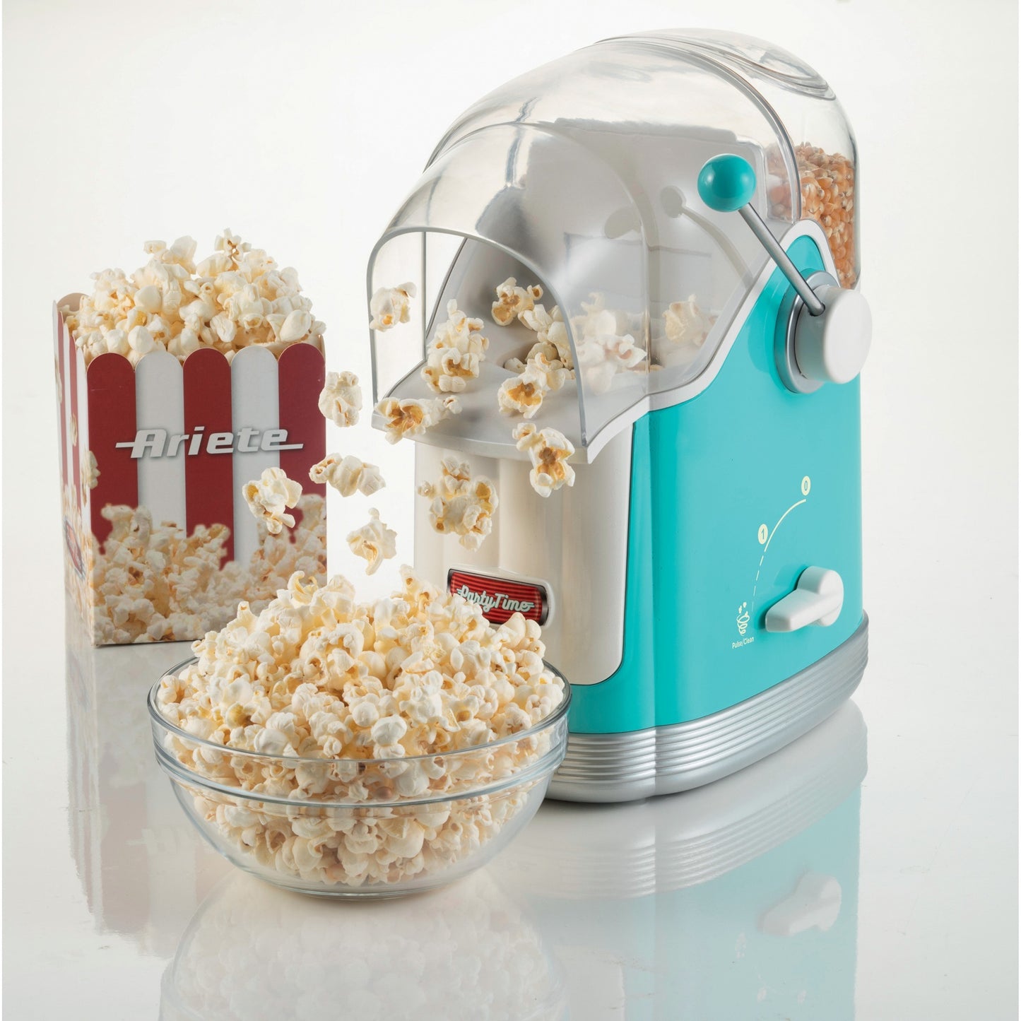 Ariete party time pop corn maker 2958 01 popcornmaker (lichtblauw)