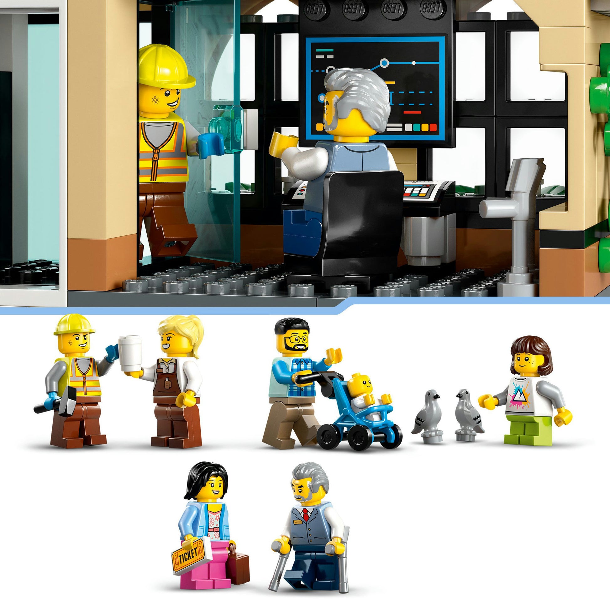 Accogliente LEGO 60469 City Trains Central Station