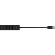 Icy box ib-hub1419-lan usb-hub (zwart, 3x usb-a 3.2 (5 gbit s), 1x lan) - afbeelding 4