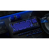 Teclado mecánico 8bitdo retro 87 - mecha break, teclado para juegos (negro azul, diseño estadounidense, kailh box jellyfish pro polish, tkl, teclas abs, hot-swap, bluetooth le 5.0, inalámbrico 2.4ghz, usb)