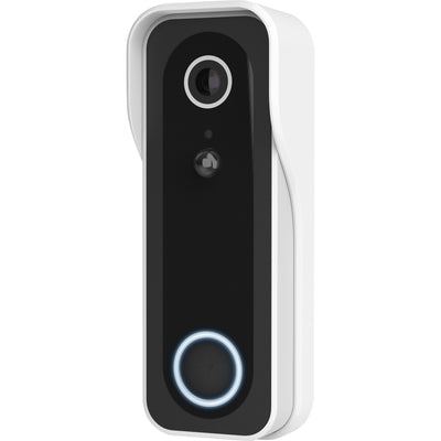 Videocamera per campanello WiFi intelligente Trust doorcam-3000 (bianco nero, WiFi da 2,4 GHz)