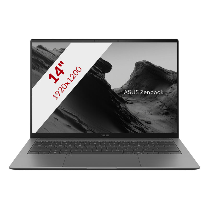 Laptop Asus ZenBook S 14 UX5406AA-QJ045W 14 Copilot+ (Grigio | Core Ultra 9 386h | Grafica Intel | 32 GB | SSD da 1 TB)
