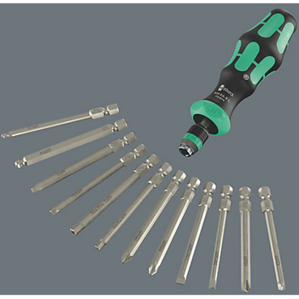Portainserti manuale Wera 838 ra-r l 1 4 con funzione a cricchetto, cacciavite