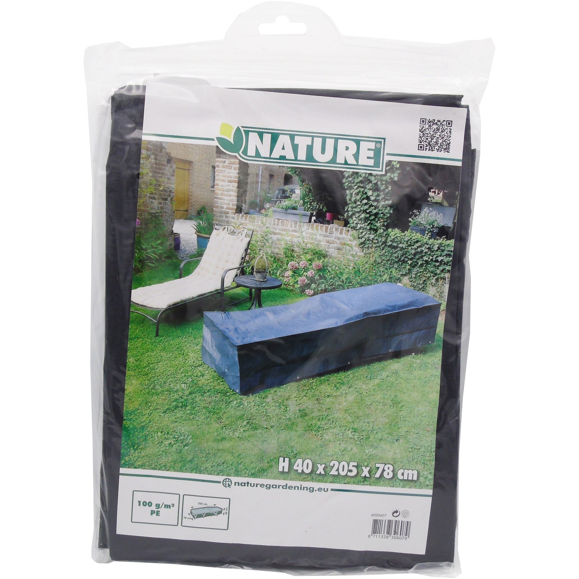 Cubierta de muebles de jardín de la naturaleza para tumbona