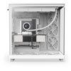 Custodia midi tower Nzxt h9 flow (bianco (opaco) | 2x USB-A | 1x USB-C | vetro temperato)