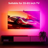 Govee envisual smart TV retroiluminación tira LED 3s (WiFi 2,4ghz, Bluetooth, para televisores de 55 a 65 pulgadas)