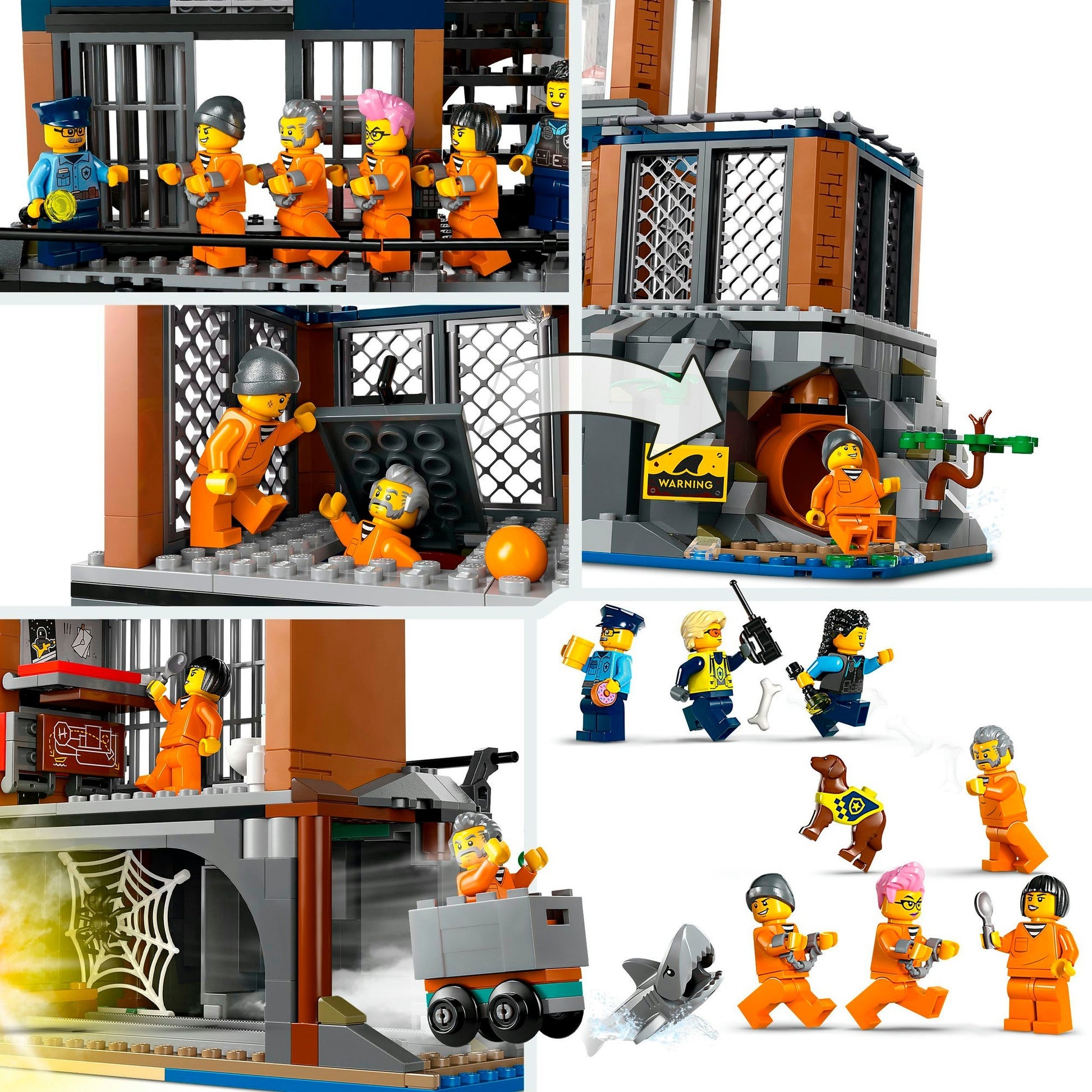 LEGO CIUDAD DE LEGO 60419 ISLANDA DE CARRIERO DE POLICÍA