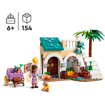 Lego disney - asha en la ciudad rosas juguetes de construcción (43223)