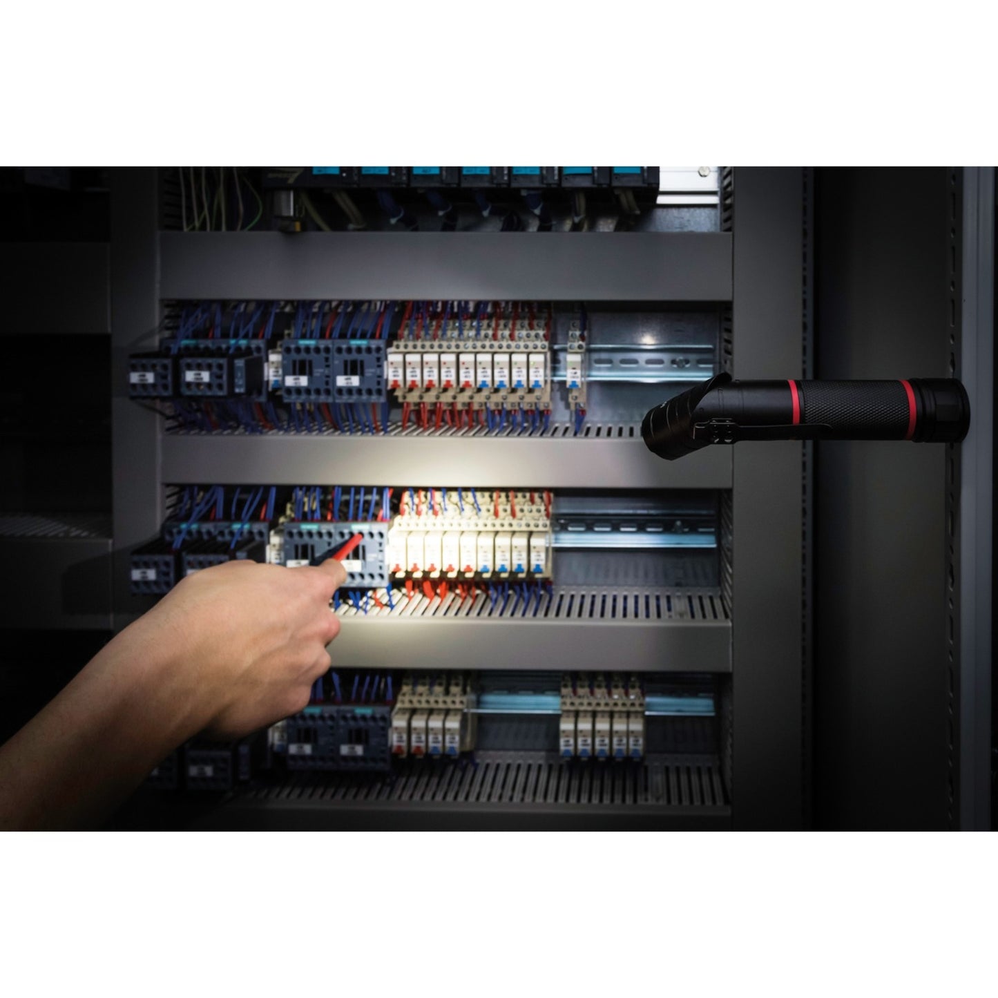 Torcia Wiha con LED, laser e luce UV