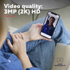 Trust doorcam-3000 timbre con cámara WiFi inteligente (blanco negro, WiFi 2,4 GHz)