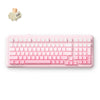 Mchose k99 v2 inalámbrico mecánico rosa, teclado gaming (diseño us)