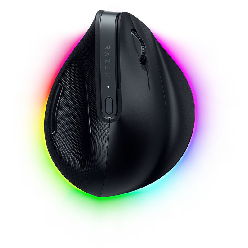 Mouse da gioco verticale Razer pro click v2 (nero, fino a 30.000 dpi, USB-C Bluetooth 2,4 GHz)