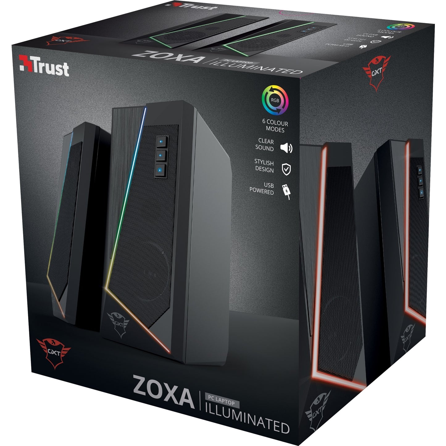 Confiar en gxt 609 zaxa rgb-light standerset