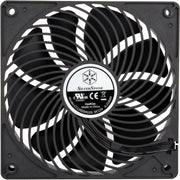 Silverstone air penetrator 120i pro case fan (zwart, 120 x 120 x 25 mm, pwm) - afbeelding 1